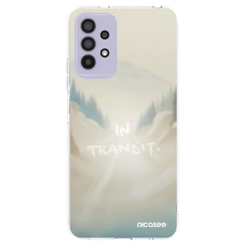 Picasee silikonowe przeźroczyste etui na Samsung Galaxy A32 4G SM-A325F - IN TRANSIT