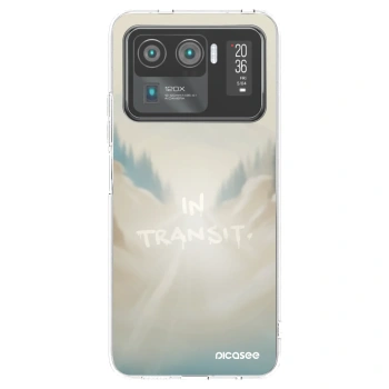 Picasee silikonowe przeźroczyste etui na Xiaomi Mi 11 Ultra - IN TRANSIT