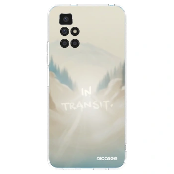 Picasee silikonowe przeźroczyste etui na Xiaomi Redmi 10 - IN TRANSIT