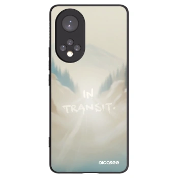 Picasee silikonowe czarne etui na Honor 50 5G - IN TRANSIT