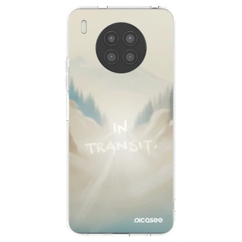 Picasee silikonowe przeźroczyste etui na Huawei Nova 8i - IN TRANSIT