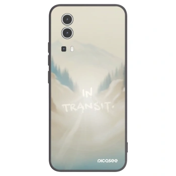 Picasee silikonowe czarne etui na Vivo Y72 5G - IN TRANSIT