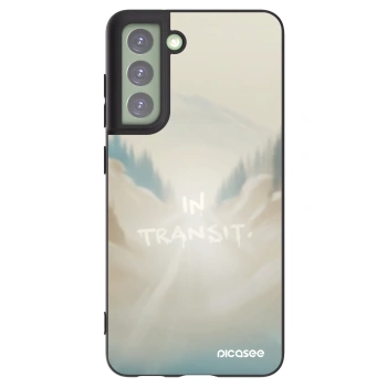Picasee silikonowe czarne etui na Samsung Galaxy S21 FE 5G - IN TRANSIT
