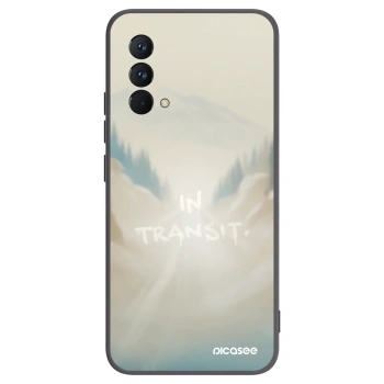 Picasee silikonowe czarne etui na Realme GT Master Edition 5G - IN TRANSIT