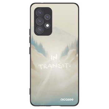 Picasee silikonowe czarne etui na Samsung Galaxy A53 5G A536 - IN TRANSIT