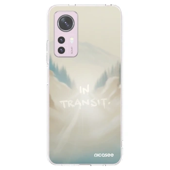 Picasee silikonowe przeźroczyste etui na Xiaomi 12 - IN TRANSIT