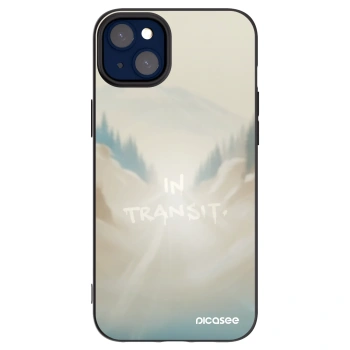 Picasee silikonowe czarne etui na Apple iPhone 14 Plus - IN TRANSIT