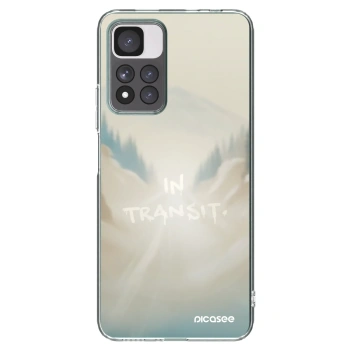 Picasee silikonowe przeźroczyste etui na Xiaomi Redmi Note 11 Pro+ 5G - IN TRANSIT