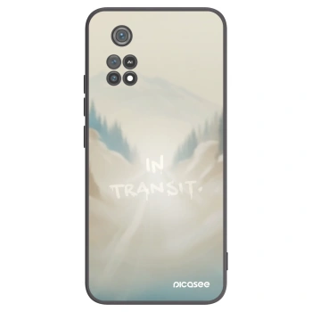 Picasee silikonowe czarne etui na Xiaomi Poco M4 Pro - IN TRANSIT