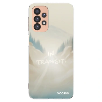 Picasee silikonowe przeźroczyste etui na Samsung Galaxy A23 A236B 5G - IN TRANSIT