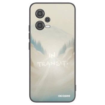 Picasee silikonowe czarne etui na Xiaomi Poco X5 - IN TRANSIT