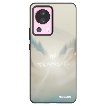 Picasee silikonowe czarne etui na Xiaomi 13 Lite - IN TRANSIT