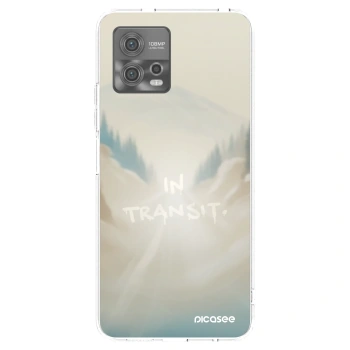 Picasee silikonowe przeźroczyste etui na Motorola Moto G72 - IN TRANSIT