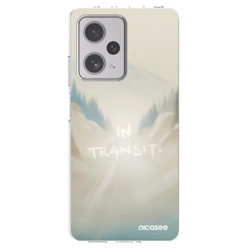 Picasee silikonowe przeźroczyste etui na Xiaomi Redmi Note 12 Pro+ 5G - IN TRANSIT