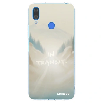 Picasee silikonowe przeźroczyste etui na Huawei Nova 3 - IN TRANSIT