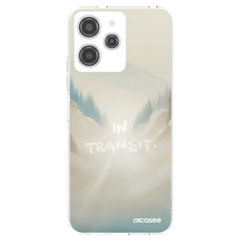 Picasee silikonowe przeźroczyste etui na Xiaomi Redmi 12 4G - IN TRANSIT