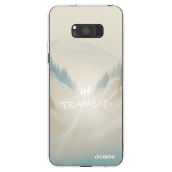 Picasee silikonowe przeźroczyste etui na Samsung Galaxy S8 G950F - IN TRANSIT