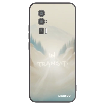 Picasee silikonowe czarne etui na Xiaomi Poco F5 Pro 5G - IN TRANSIT