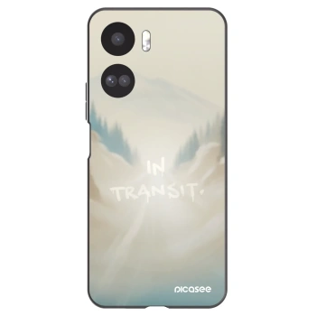 Picasee silikonowe czarne etui na Honor 90 Lite 5G - IN TRANSIT