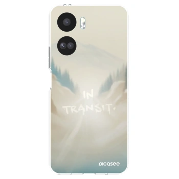 Picasee silikonowe przeźroczyste etui na Honor 90 Lite 5G - IN TRANSIT