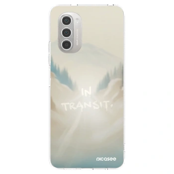 Picasee silikonowe przeźroczyste etui na Motorola Moto G51 - IN TRANSIT