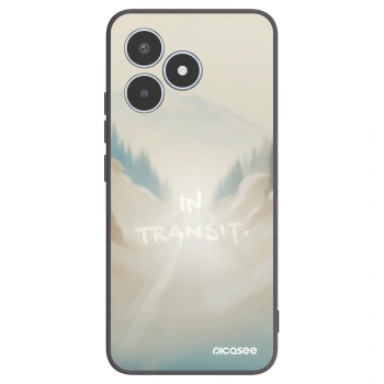 Picasee silikonowe czarne etui na Realme C53 - IN TRANSIT