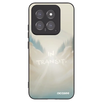 Picasee silikonowe czarne etui na Xiaomi 14 - IN TRANSIT