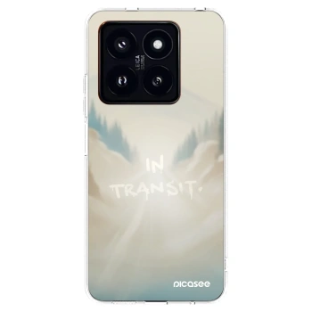 Picasee silikonowe przeźroczyste etui na Xiaomi 14 Pro - IN TRANSIT
