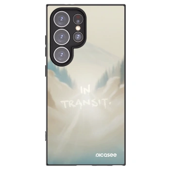 Picasee silikonowe czarne etui na Samsung Galaxy S24 Ultra S928B 5G - IN TRANSIT