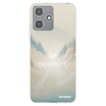 Picasee silikonowe przeźroczyste etui na Xiaomi Redmi 12 5G - IN TRANSIT
