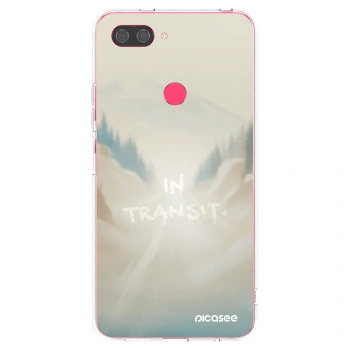 Picasee silikonowe przeźroczyste etui na Xiaomi Mi 8 Lite - IN TRANSIT