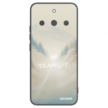 Picasee silikonowe czarne etui na Realme 11 Pro+ - IN TRANSIT