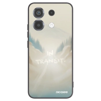 Picasee silikonowe czarne etui na Xiaomi Poco X6 - IN TRANSIT