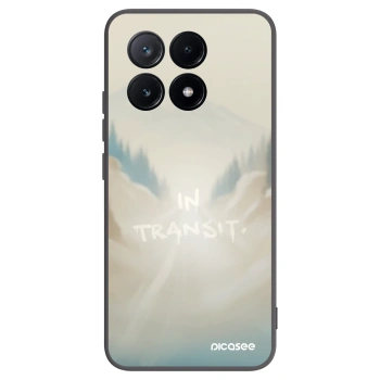 Picasee silikonowe czarne etui na Xiaomi Poco X6 Pro - IN TRANSIT