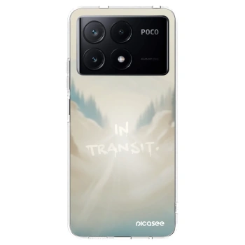 Picasee silikonowe przeźroczyste etui na Xiaomi Poco X6 Pro - IN TRANSIT