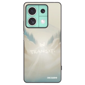 Picasee silikonowe czarne etui na Xiaomi Redmi Note 13 5G - IN TRANSIT