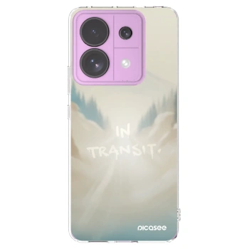 Picasee silikonowe przeźroczyste etui na Xiaomi Redmi Note 13 Pro 5G - IN TRANSIT