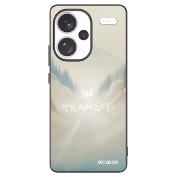 Picasee silikonowe czarne etui na Xiaomi Redmi Note 13 Pro+ 5G - IN TRANSIT