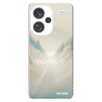 Picasee silikonowe przeźroczyste etui na Xiaomi Redmi Note 13 Pro+ 5G - IN TRANSIT