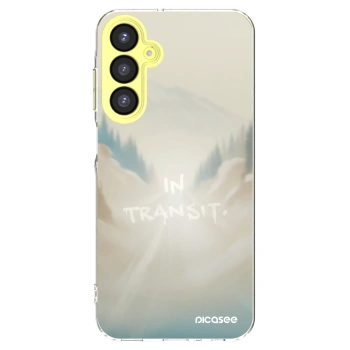 Picasee silikonowe przeźroczyste etui na Samsung Galaxy A25 A256B 5G - IN TRANSIT