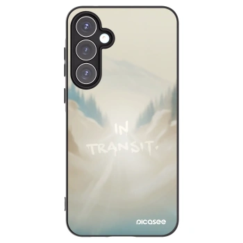 Picasee silikonowe czarne etui na Samsung Galaxy A55 5G A556B - IN TRANSIT