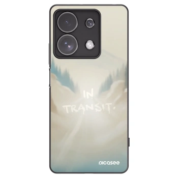Picasee silikonowe czarne etui na Xiaomi Redmi Note 13 Pro 4G - IN TRANSIT