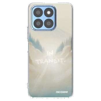 Picasee silikonowe przeźroczyste etui na Honor X8b - IN TRANSIT