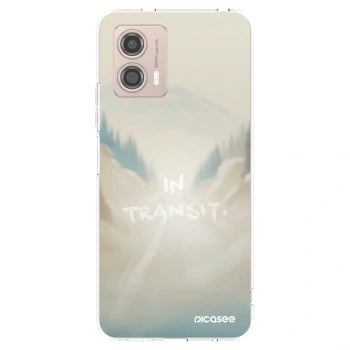 Picasee silikonowe przeźroczyste etui na Motorola Moto G53 5G - IN TRANSIT