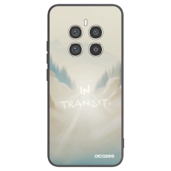 Picasee silikonowe czarne etui na Realme 12 Pro 5G - IN TRANSIT