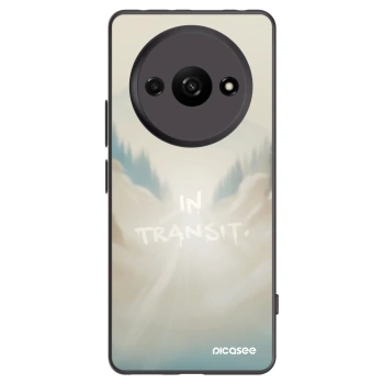 Picasee silikonowe czarne etui na Xiaomi Redmi A3 - IN TRANSIT
