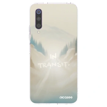 Picasee silikonowe przeźroczyste etui na Xiaomi Mi 9 - IN TRANSIT
