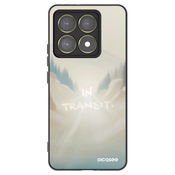 Picasee silikonowe czarne etui na Xiaomi 14T - IN TRANSIT