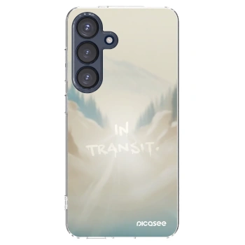 Picasee silikonowe przeźroczyste etui na Samsung Galaxy S25 5G - IN TRANSIT