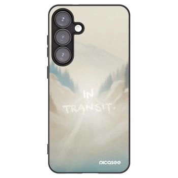 Picasee silikonowe czarne etui na Samsung Galaxy S25+ 5G - IN TRANSIT